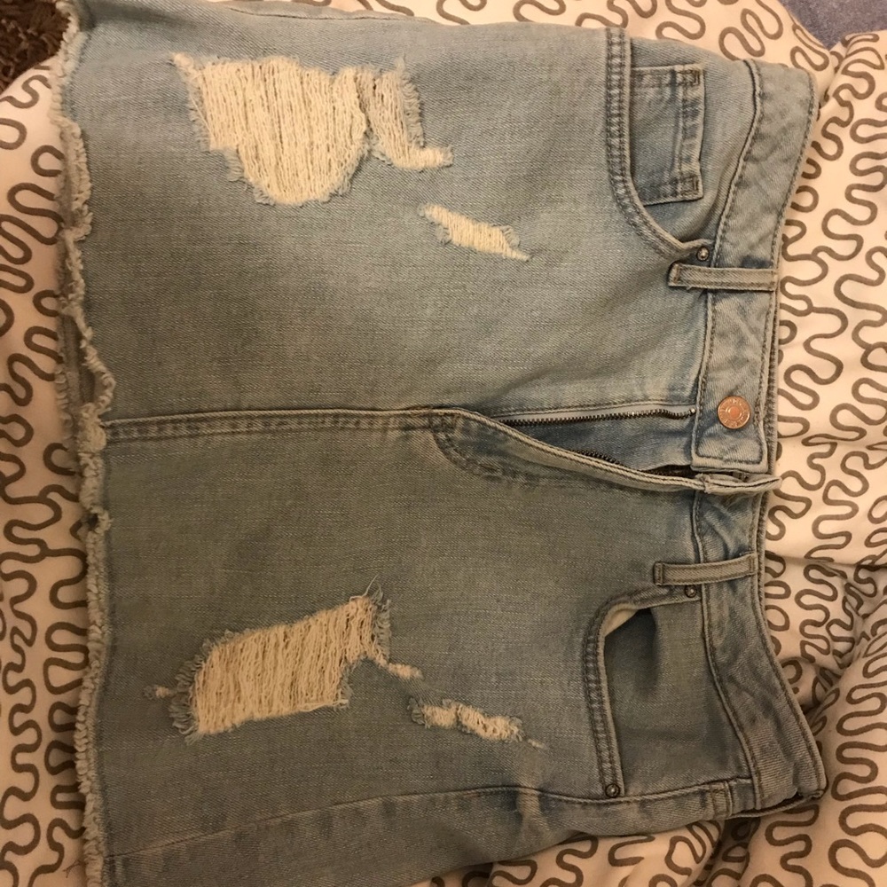 F21 DENIM SKIRT
